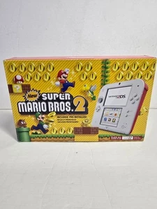 Paquete de consola Nintendo 2DS Super Mario Bros. 2 - rojo escarlata en muy buena condición - Imagen 1 de 8