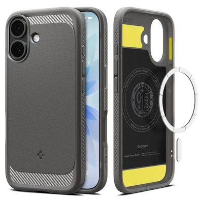 Spigen Rugged Armor Mag Case kompatibel mit iPhone 17 – Grau - Bild 1 von 4