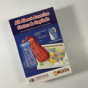 Usborne Books and More All About America States and Capitals Learning Wrap Ups - Picture 1 of 5