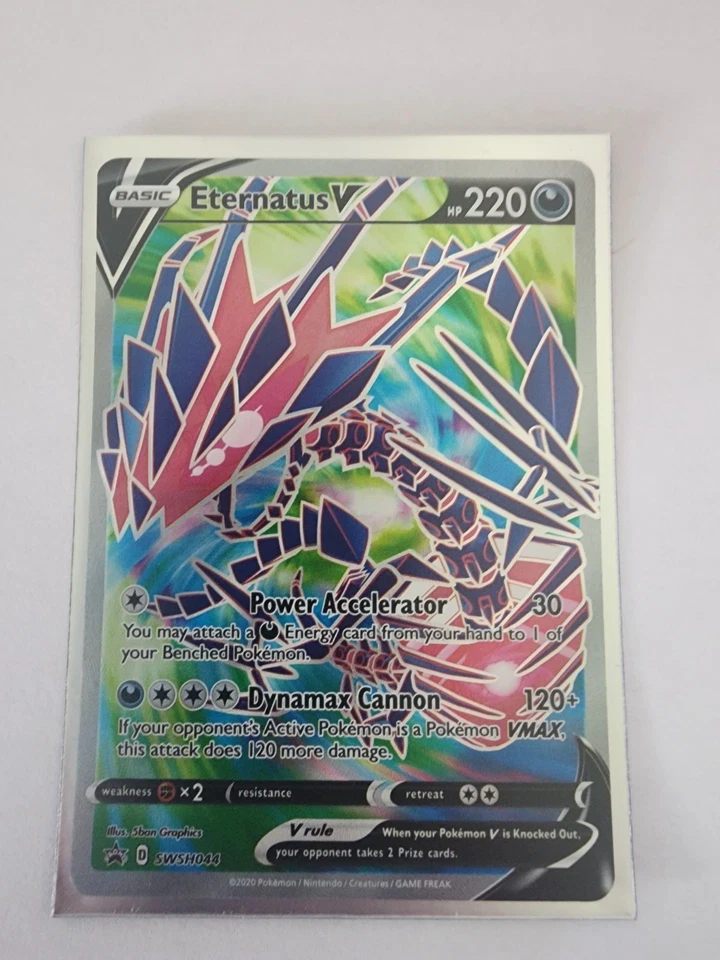 Eternatus V SWSH044 SWSH: Sword & Shield Promo Cards Holo - Image 1 of 1
