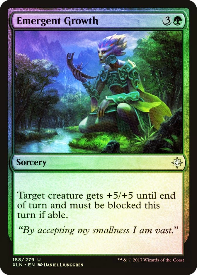 MTG FOIL Emergent Growth  - Ixalan #188 - Image 1 of 1