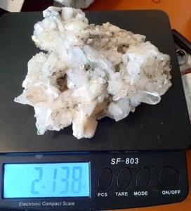 Natural Quartz Crystal Cluster Specimun from Arkansas 2+ LBS - Picture 1 of 13