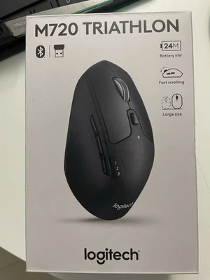 Logitech M720 Triathlon Wireless Mouse *AU STOCK*Free Post* - image 1 of 2