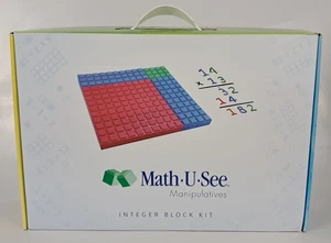 Math U See Manipulatives Integer Block Kit MUS Homeschool Free Shipping - Picture 1 of 5