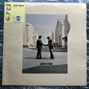 Pink Floyd - Wish You Were Here 12” Vinyl Record VG+ 2nd Pressing Incl Postcard - Picture 1 of 8