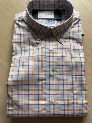 J Press  Men's Plaid Sport Shirt, Button-Down Collar Size M Men’s - Image 1 of 4