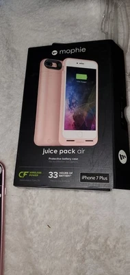 mophie Juice Pack 空气电池充电保护壳 适用于 iPhone 7 Plus - 玫瑰金 — 第 1/4 张图片