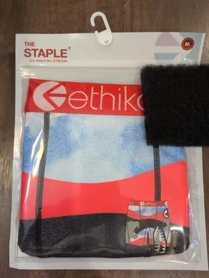 Ethika The Staple 中号男式 1 双内衣平角内裤全新带包装 — 第 1/3 张图片