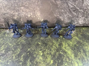 Warhammer 40K Chaos Space Marines Raptors 5x Primed (#538) - Picture 1 of 15