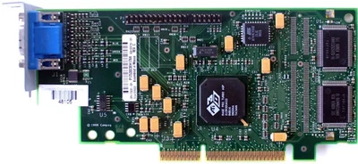 009801-001 ati 4MB agp video card with vga output - Image 1 of 4