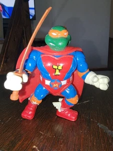 VINTAGE TEENAGE MUTANT NIJA TURTLES SEWER HEROES SUPER MIKE 1993  - Bild 1 von 7
