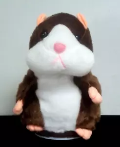 Cuddly Talking Hamster Plush Toy - Repeats What You Say - Picture 1 of 4