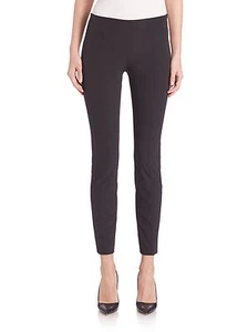 NWT $690 The Row Cosso Stretch Twill Skinny Cropped Legging Pants in Navy sz 8 - Picture 1 of 7