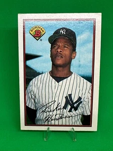 Rickey Henderson 1989 Bowman #181 New York Yankees - Picture 1 of 2