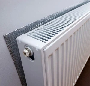 60cm x 5m Radiator Heat Reflective Insulating Foil Energy Saving Foil Panel Pad - Picture 1 of 10