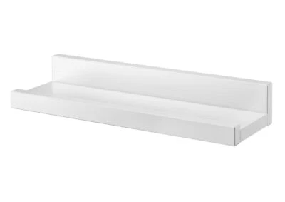 Wandregal weiß Massivholz Kiefer Fotoleiste für Bilder Bücher und Deko 90.82-11W - Bild 1 von 3