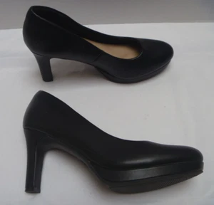 DREAM PARIS Womens Pumps Shoes Size 8 Black 3.5" High Heel Cushioned Insole - Picture 1 of 8