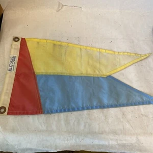 Vintage Boat Nautical Flag By All At Sea Dana Point Yacht Club 18" Burgee - Picture 1 of 10