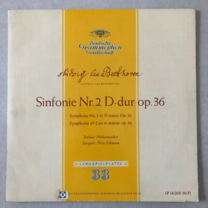 LP KLASSIK - Beethoven - Sinfonie Nr.2 D-dur op. 36 - Lehmann - LP 16059 Hi-Fi - Bild 1 von 6