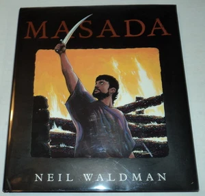 1998 1. Auflage illustriert MASADA - SIGNIERT von NEIL WALDMAN, Judaica Adolescent Hist - Bild 1 von 6