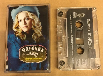 MADONNA - MUSIC (2000) CASSETTE MADE IN TURKEY - Image 1 of 2