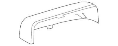 Genuine Ford Lincoln 2007-2008 F-150 Mark LT Door Mirror Cover 5L3Z-17D742-A - Image 1 of 2