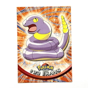 Pokemon Topps TV Animation Edition Ekans #23 Green Logo NM - Picture 1 of 2