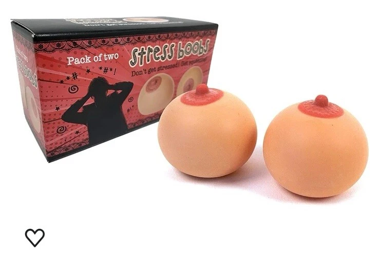 DIABOLICAL Stress Boobs - Funny Valentines Gifts for Men Him Boyfriend Husband, Rude Gift