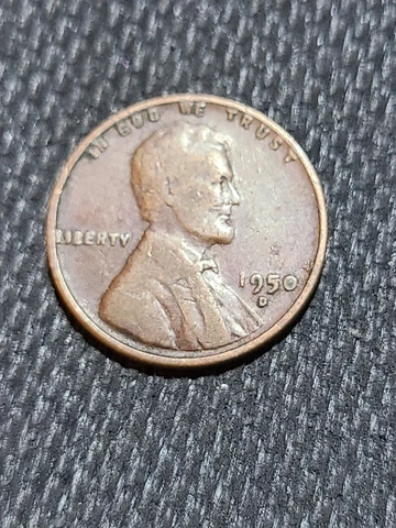1950 D Wheat Penny One Cent Coin-  ERRORS! Cover