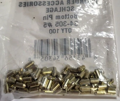 (100-Pk) Schlage Allegion Everest Series Bottom Pin Nickel Silver #5 34-305