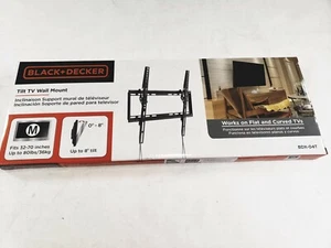 Lot of 6 BLACK+DECKER BDX-04T 32-Inch to 70-Inch Tilting Flat Panel Medium Mount - Picture 1 of 7