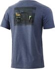 Huk Men's Beach Fishin' Short Sleeve Tee Quick-Dry Performance Fishing Shirt