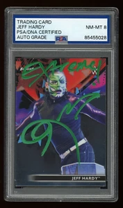 Jeff Hardy PSA/DNA Auto 2021 Topps #15 Signed Card Artistic Signature WWE TNA - Picture 1 of 2