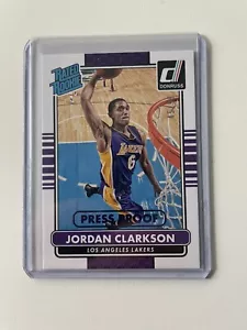 2014-15 Donruss RC Rated Rookie Blue Press Proof Jordan Clarkson /99 SSP - Picture 1 of 2