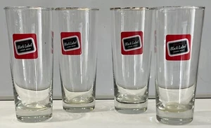 Vintage - Carling Black Label 'Half Pint' Glasses Set Of 4 - Picture 1 of 2