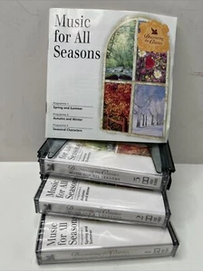 MUSIC FOR ALL SEASONS 3x Classical Music Cassette Tape Readers Digest NEW/SEALED - Picture 1 of 18