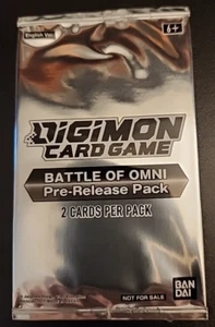 Digimon TCG - Battle of Omni Pre-release Pack - Bandai - SEALED NEW - English - Picture 1 of 1