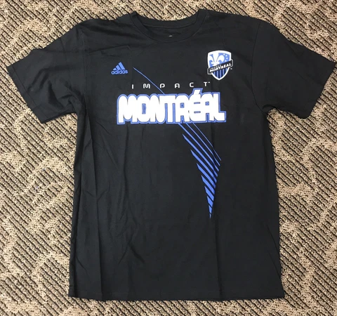 Montreal Impact Adidas GO-TO TEE Men's Shirt Size XL Two-Sided Printing Cover