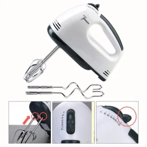 Powerful 7-Speed Electric Hand Mixer: Perfect for Baking & Whipping Cream! - Bild 1 von 12