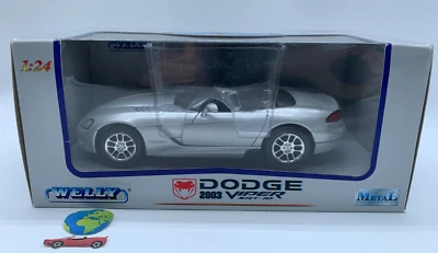 Welly Dodge Viper SRT-10 2003, automodello scala 1:24, vintage (2160) - Immagine 1 di 4
