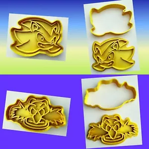 2er Set Sonic Figuren Shadow und Dr Eggman Ausstecher - Bild 1 von 7