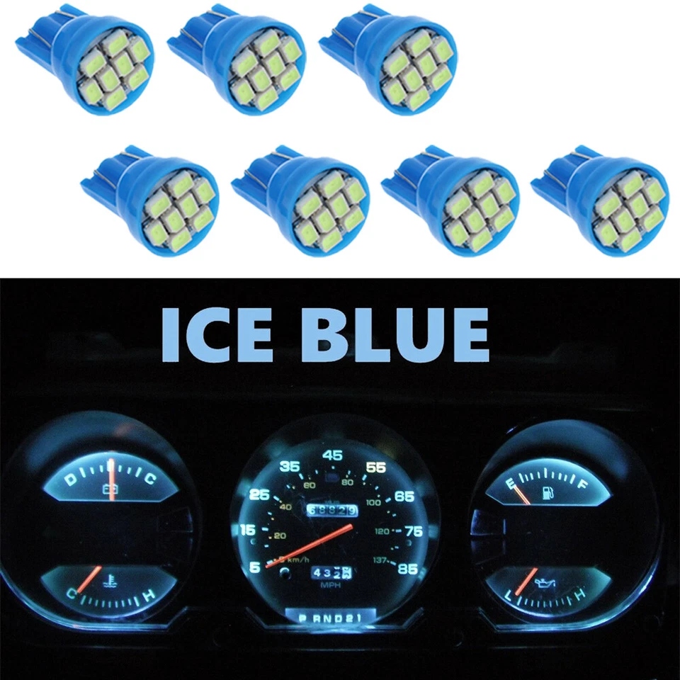 Kit de bombillas LED de grupo de calibre azul hielo para camioneta Dodge 1990-1993 Ram D100 - D350 Foto 1 de 4