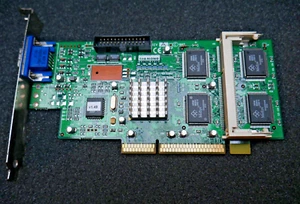 Diamond Multimedia Fire GL 1000 1K Pro AGP NLX 4 +T1 With Ram Slot GPU - Bild 1 von 7