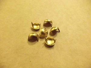 1/2" Solid Brass Round Spots / Studs For Leather (Pack Of 100) - Picture 1 of 4