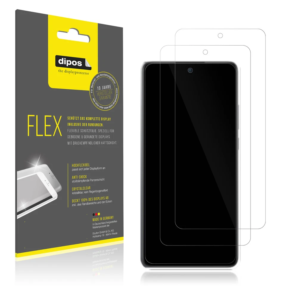 2x Screen Protector for OnePlus Nord CE4 Lite Protective Film covers 100% dipos - Image 1 of 4