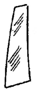 Fits Buick Electra 1980-1984 4 Door Sedan Driver Left Side Rear Vent Glass - Picture 1 of 1