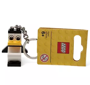 LEGO #852987 Pinguin Schlüsselanhänger SELTEN weiß schwarz gelb ZURÜCKGENOMMEN Key Chain, NEU Neu mit Etikett - Bild 1 von 7