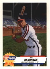 1993 Asheville Tourists Fleer/ProCards #2291 Mike Rennhack