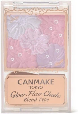 Crema de lavanda Canmake Tokyo Glow Fleur Cheeks Blend tipo 03 hecha en Japón Foto 1 de 4