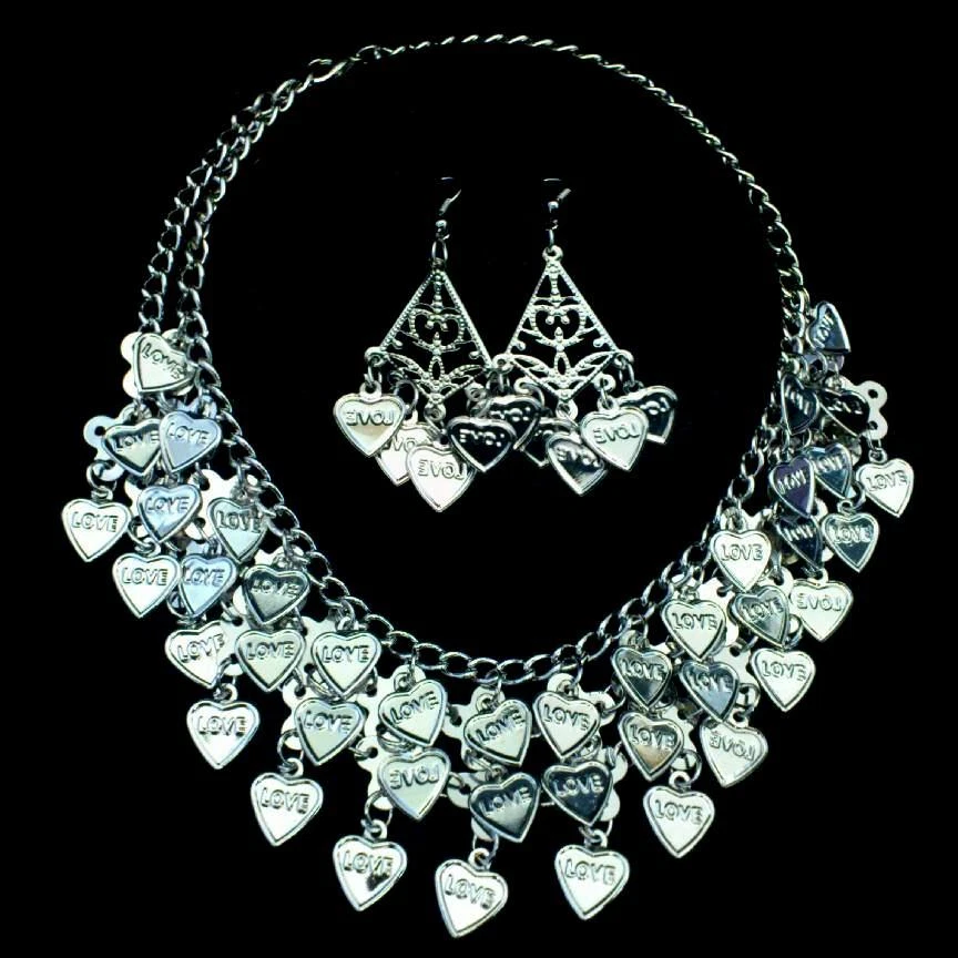 Ventre Set Gioielli Collana Catena Collier + Orecchini Monete Argento Carnevale - Immagine 1 di 1